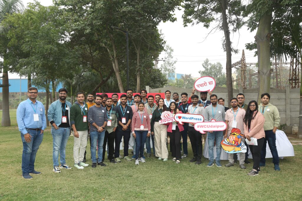 WordCamp Udaipur Team Photo
